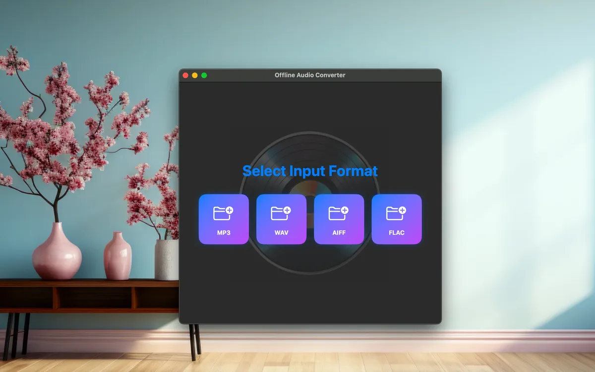 Offline Audio Converter Interface